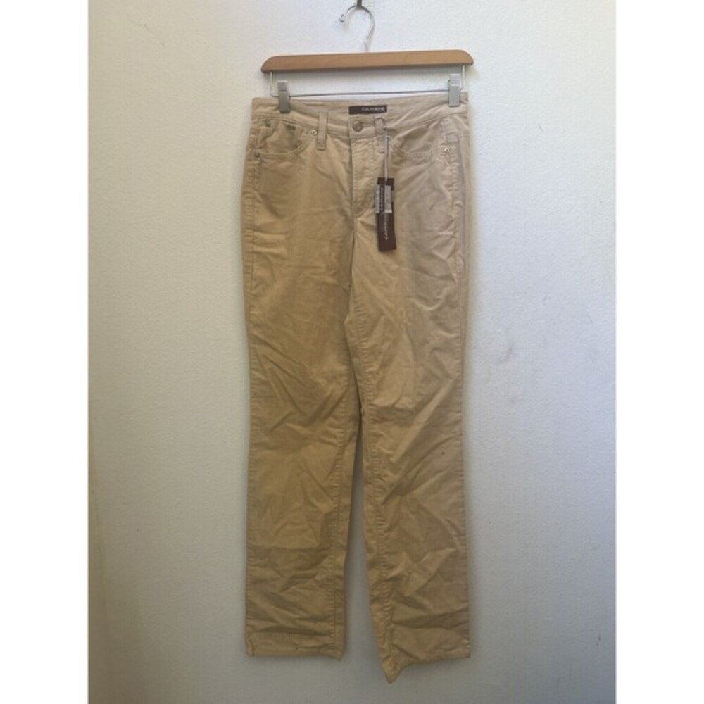 NWT CAMBIO BEIGE CORDUROY PANTS SIZE 6 (S1)